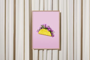 Fleur-taco - sans cadre - 50x70 2