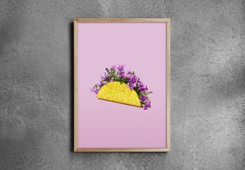 Fleur-taco - sans cadre - 50x70 3