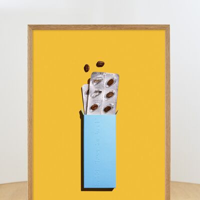 Coffee Addict - no frame - 50x70