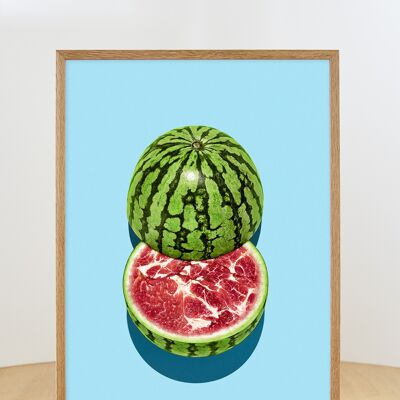 Filet Melone - ohne Rahmen - 50x70