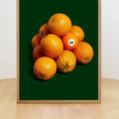 Odd Orange Out - senza cornice - 50x70