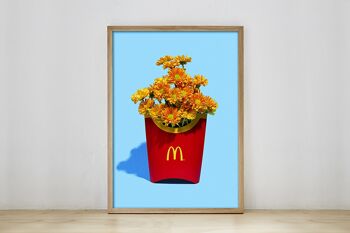 Frites Fleurs - sans cadre - 50x70 2