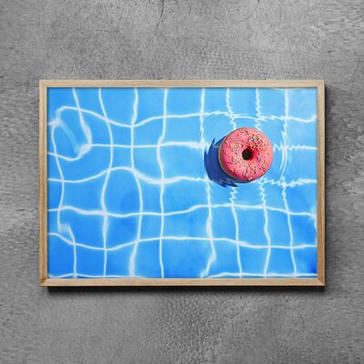 Pool Doughnut - no frame - 50x70