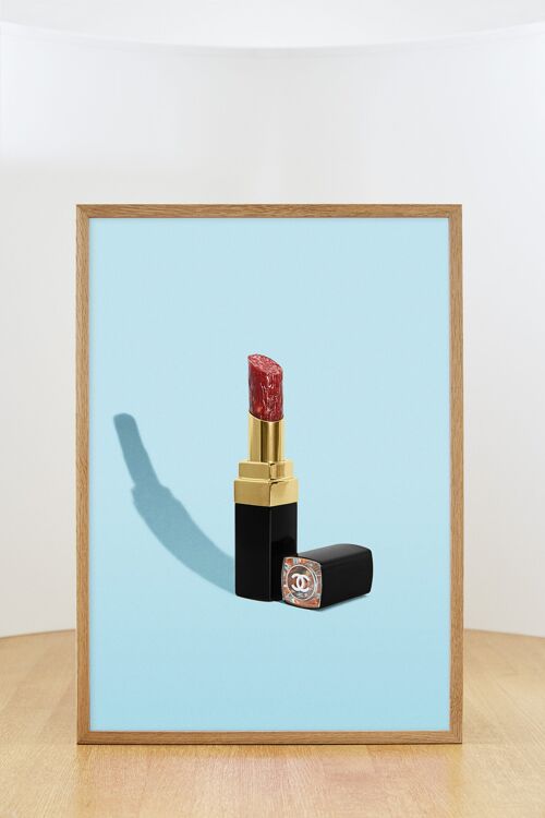 Salami Lipstick - no frame - 50x70