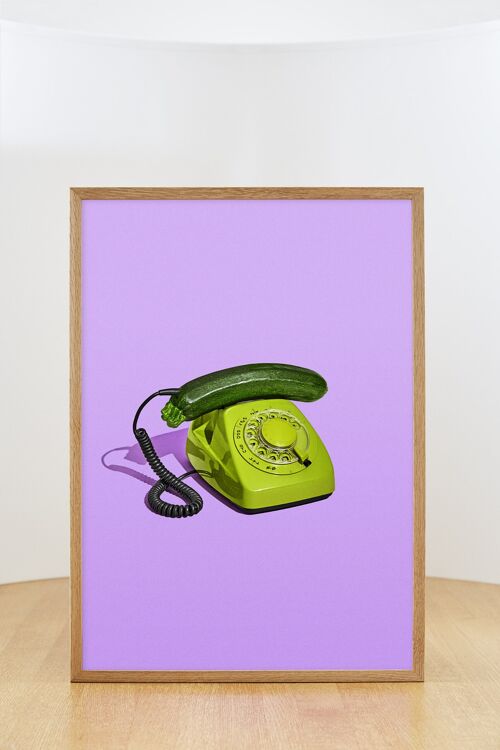 Zucchini-phone - no frame - 50x70