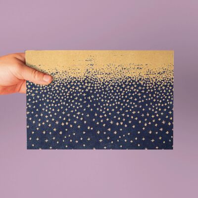 Carte postale pluie d'étoile