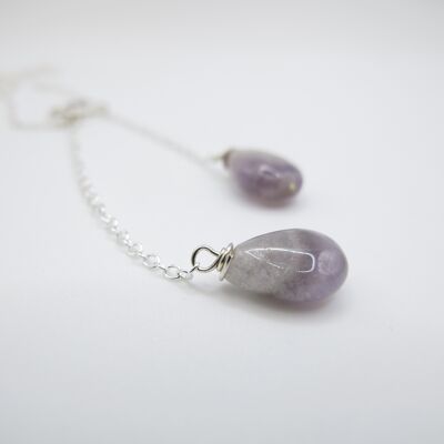 Amethyst lariat