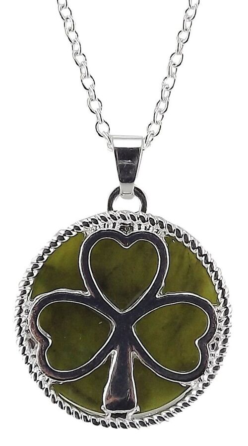 Reversable shamrock pendant