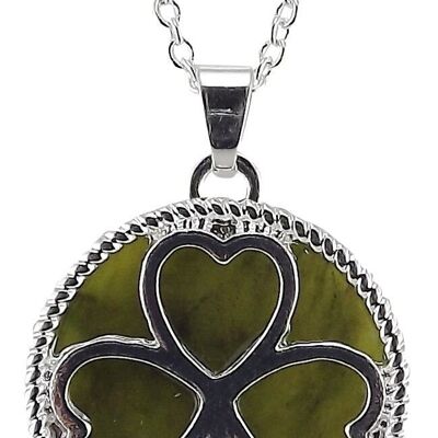 Reversable shamrock pendant