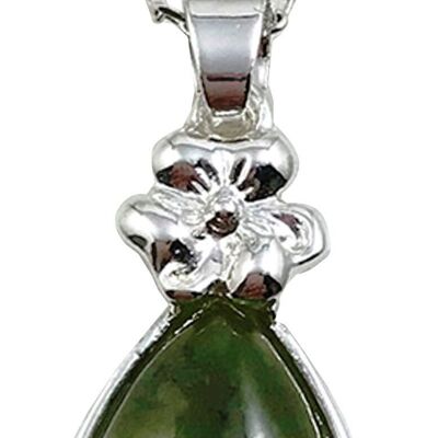 Shamrock teardrop pendant