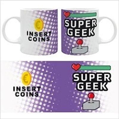 Retro Gaming - Mug 320 ml - Happy Mix - Super Geek - boîte x2