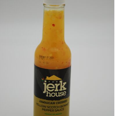 Sauce jamaïcaine au poivre écossais jaune broyé The Jerk House