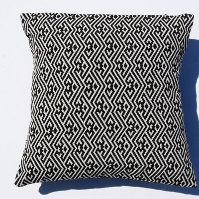Cushion cover "PRAG" 40 - cushion cover with jacquard pattern