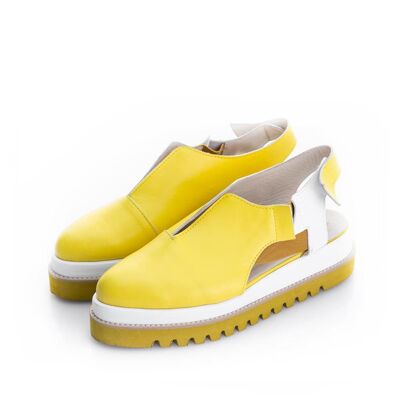 Zapatos con corte en V Lemon Delight