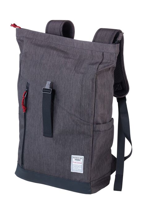 Roll Top Rucksack | mit Steckverschluss aus Metall | BUSINESS ROLL TOP