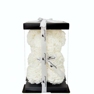 Cupidos Choice Ours Blanc 25cm avec boite