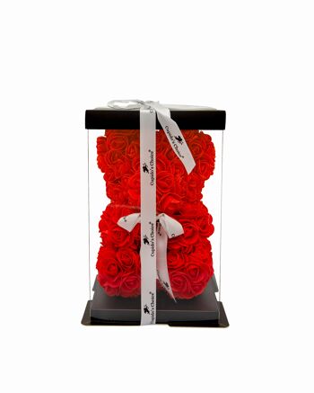 Cupidos Choice Ours Rouge 25cm avec boite