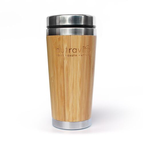 Reusable Coffee Cup - Bamboo & Stainless Steel