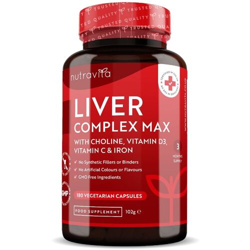 Liver Complex Max 180 Vegetarian Capsules