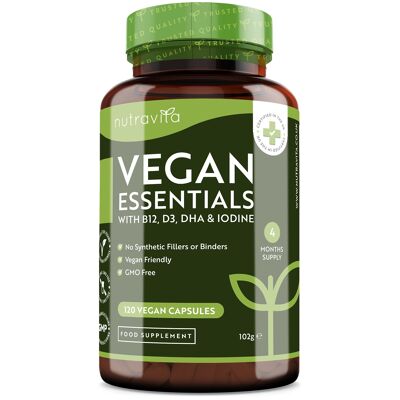 Vegan Essential Multivitamin 120 Vegan Capsules
