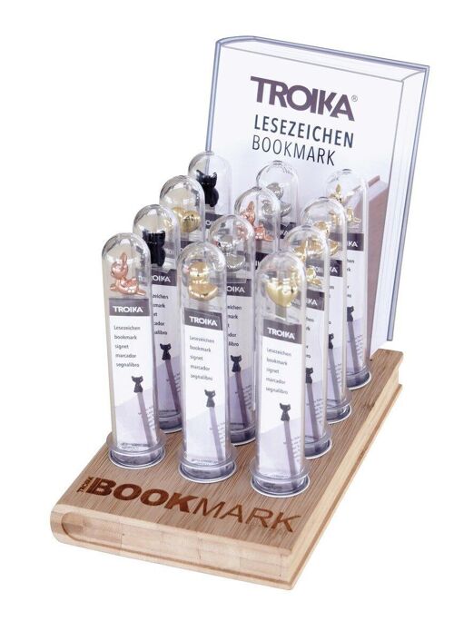 Bookmark display tubes