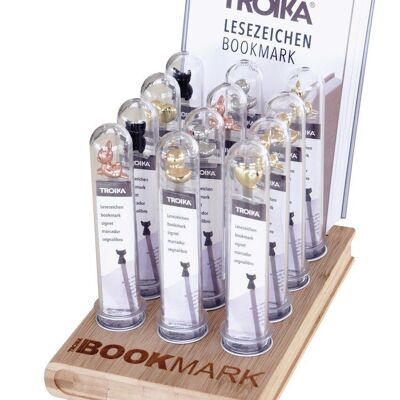 Bookmark display tubes
