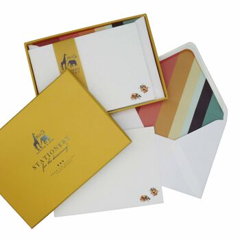 Ensemble de cartes de correspondance Ladybird avec enveloppes doublées 1