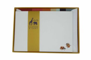 Ensemble de cartes de correspondance Ladybird avec enveloppes doublées 3