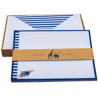 Notes d'un ensemble de cartes de notes Honey Bee avec enveloppes doublées 1