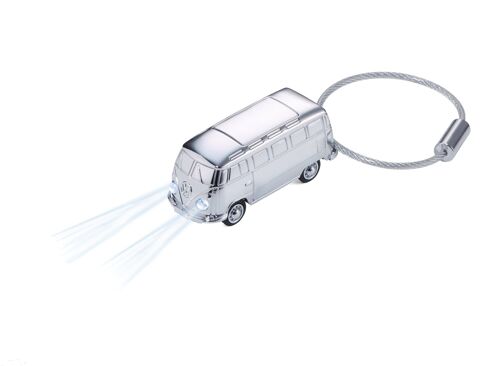 Schlüsselanhänger mit LED-Licht (weiß) | VW Bulli (Volkswagen T1, 1962) | LIGHT BULLI T1 1962