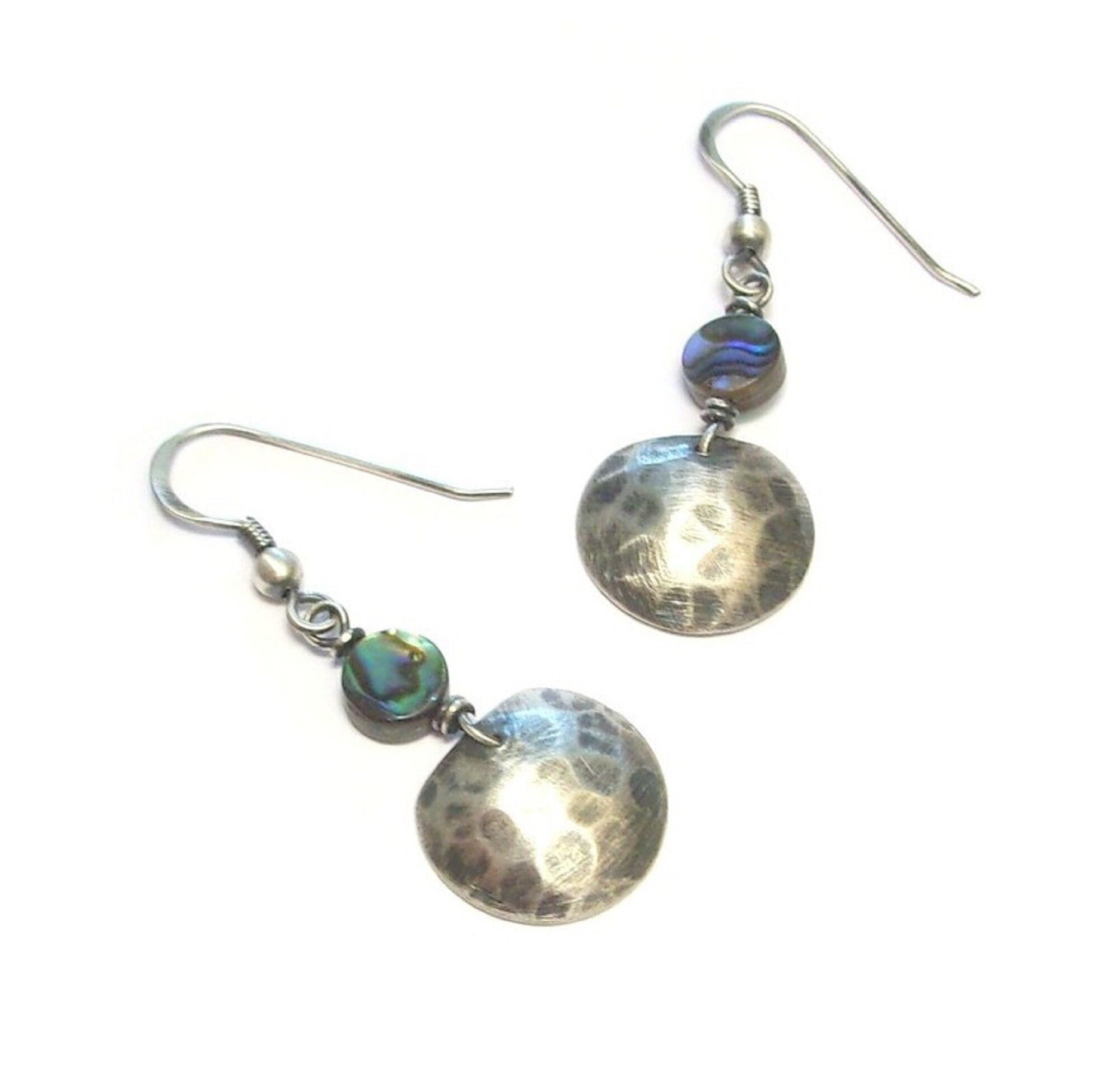 Orecchini Etnici In Argento 925 E Abalone