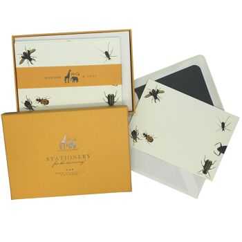 Vintage Bugs Notecard Set avec enveloppes doublées 2