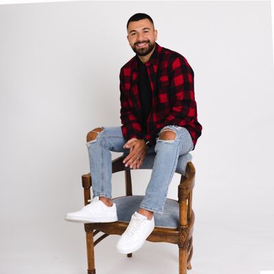 MEN'S FLANNEL SHIRT "BRED"