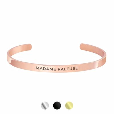 Bracciale rigido "Madame Râleuse" in oro rosa