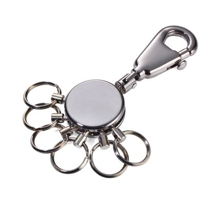 Schlüsselanhänger | 6 ausklinkbare Ringe | PATENT