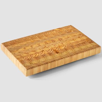Tagliere/Tagliere per formaggi Rettangolo in legno di larice (35,5 x 22 x 3,5 cm)