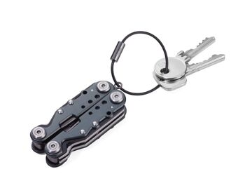 Mini porte-clés à outils avec 10 fonctions | ressort intégré | DISPOSITIF DE TRAVAIL mini 4