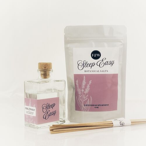 Botanical Sleep Easy Gift Set | Reed Diffuser and Bath Salts