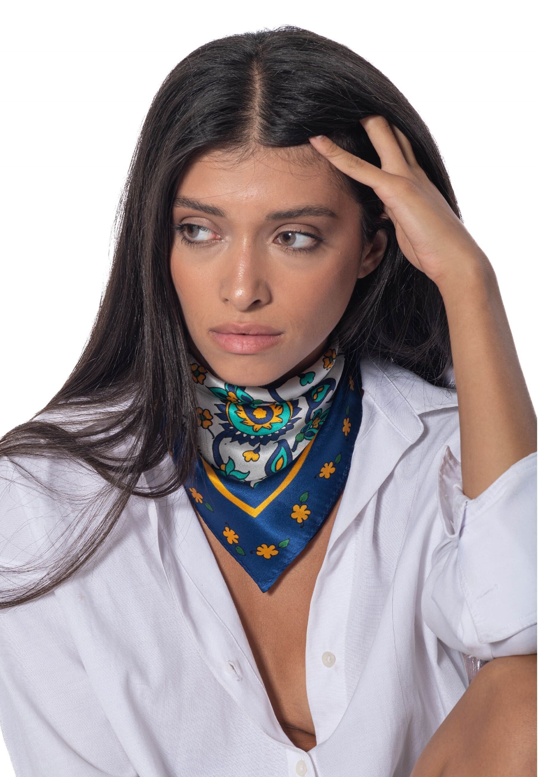 TORANJ - Sciarpa di seta