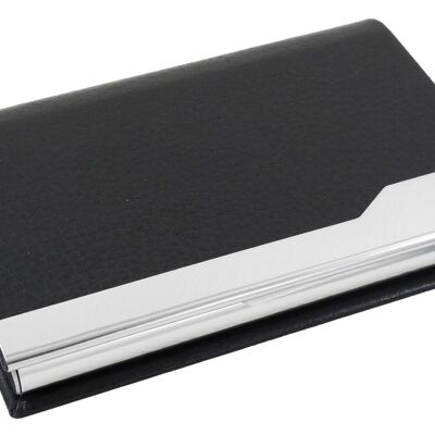 Business card holder (velvet & metal)