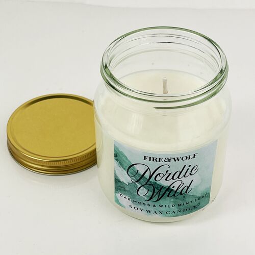 Nordic Wild Candle | Oak Moss & Wild Mint Leaf