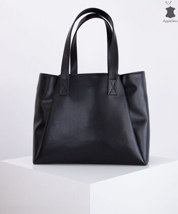 nuuwaï - Tote Bag Vegan - JUNE night black 1