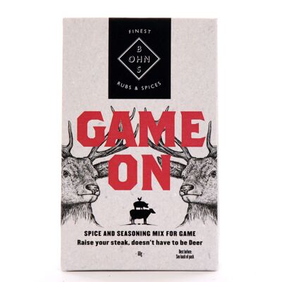 Game On Condimento y condimento seco para carne 100 g