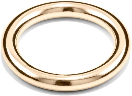 Ring BOLD, Silber 925, Sterlingsilber, Ringgröße 51, Handmade in Germany, JRJ - 14 Karat (585) Gelbgold - 50 (15.9) - 585
