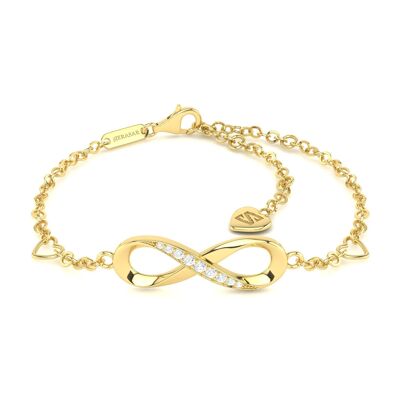 Infinity sign bracelet "Infinity" - gold - S003