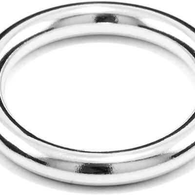 Ring BOLD, Silber 925, Sterlingsilber, Ringgröße 51, Handgefertigt in Deutschland, JRJ - Silber - 52 (16.6) - 925 Sterling Silber