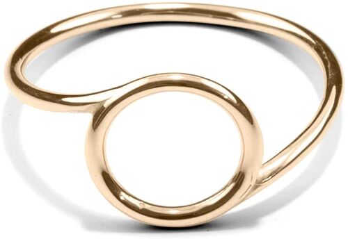Ring SPIRAL, Gold 585 oder Silber 925, Größe 50-56, Handmade in Germany, JRJ - 14 Karat (585) Gelbgold - 56 (17.8) - 585