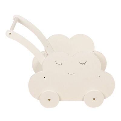 Decoratie poppenwagen wolk 47x33x51 cm 1