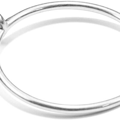 Ring LOOP, Gold 585 oder Silber 925, Größe 50-56, Handgefertigt in Deutschland, JRJ - Silber - 55 (17,5) - 925 Sterling Silber