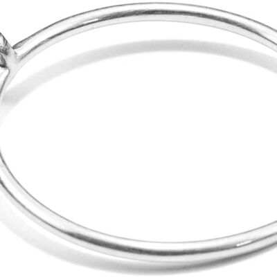 Bague LOOP, Or 585 ou Silber 925, Größe 50-56, Fait à la main en Allemagne, JRJ - Silber - 55 (17,5) - Argent Sterling 925